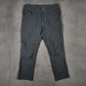 KUHL Renegade Rock‎ Pants Mens 34x30 Koal Gray Stretch Utility Hiking Camping